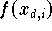 f(x_{d,i})