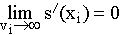 $\lim \limits_{v_i\rightarrow \infty }s^{\prime }(x_i)=0$